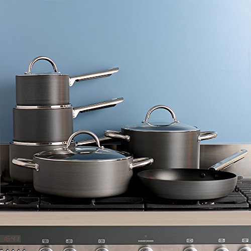 ProCook Professional Anodised Non-Stick Cookware Set Chefs 6 Piece