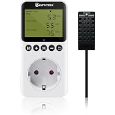 KETOTEK Plug with Digital Hygrostat with Probe 220V Humidity Controller mit Countdown-Function for Terrarium Reptile Greenhou