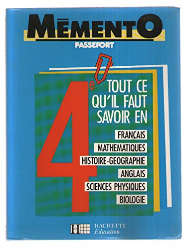 Memento Passeport 4e