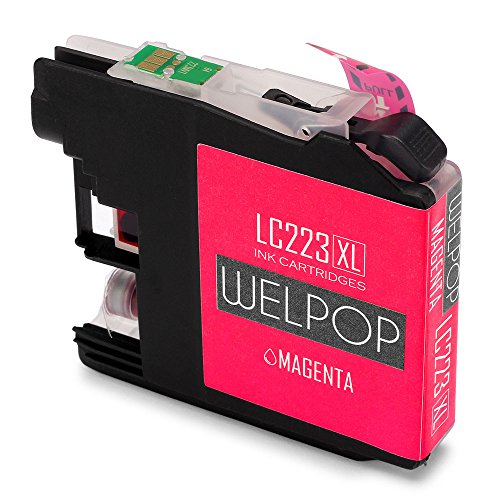 WELPOP Kompatibel Ersatz für Brother LC223 Druckerpatronen, (6 Schwarz,2 Blau,2 Rot,2 Gelb), Hoher Reichweite Kompatibel mit Brother DCP-J4120DW MFC-J5320DW MFC-J4620DW MFC-J5620DW MFC-J5720DW Drucker - 4