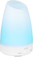 AMIR 150ml Ultrasonic Aroma Diffuser with 7 Colorful LED Lights, Aromatherapy Essential Oil Diffuser, Cool Mist Humidifiers and Waterless Automatically Shut-off, for Home, Yoga, Office, Spa, Bedroom, Baby Room