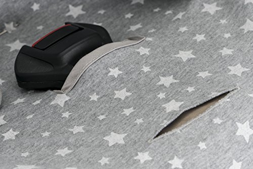 Universal Bezug für Autokindersitz Gruppe 1, 2 y 3 White Star Janabebe® Romer, Maxi-Cosi, Cibex, Jane…. - 6