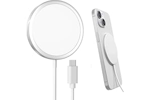 BMLUVHAM Caricatore magnetico Wireless per iPhone [MFi] Stazione Ricarica per Apple Watch,Caricatore Magsafe Apple Viaggi Accessori per iPhone Stand Magsafe Adatto per iPhone Serie