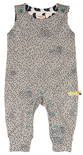 loud + proud Unisex Baby 545 Full Footies, Grey (grey Gr), 3-6 Months (Manufacturer size: 62/68)
