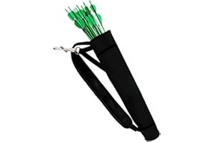 HZZON Köcher für Pfeile Bogenschießen Quiver Köcherhalter Pfeilköcher Rücken und Hüfte Quivers Pfeile Köcher Einstellbare Pfeil Rucksack Bogenköcher für Compound Recurve Bogen Praxis Ziel Jagd