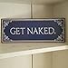 Produktbild Sasse & Belle Get Naked Metal Sign by Transomnia