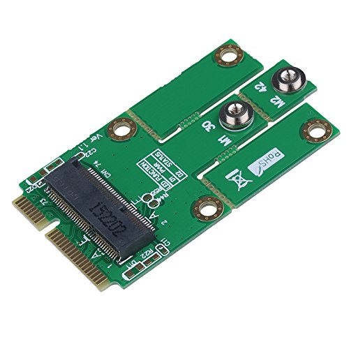 BQLZR M.2 (NGFF) Key E to mPCIe (PCIe+USB) Converter Adapter Support Full / Half Size - 2