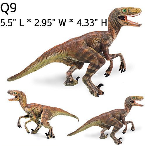 LU2000 Solid Simulation Dinosaur Model Velociraptor Plastic Animal Toys Dinosaur Collection Decoration - Medium (Q9) LU2000 Solid Simulation Dinosaur Model Velociraptor Plastic Animal Toys Dinosaur Collection Decoration - Medium (Q9)
