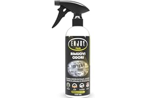 ENJOY TECH Rimuovi Odori Spray 500 ml – Neutralizza Odori di Fumo, Animali, Cibo e Sudore – Assorbi-Odori per Tessuti, Divani, Auto, Scarpe e Accessori Sportivi – Made in Italy