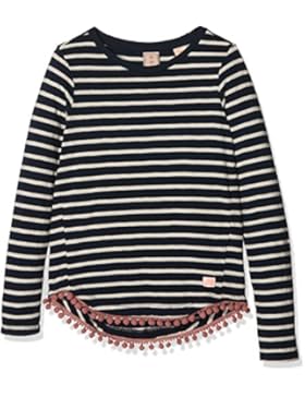 Scotch & Soda R´Belle Mädchen T-Shirt Long Sleeve Tee With Pompoms