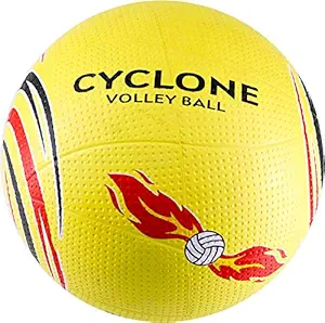 Cosco Cyclone Synthetic Volleyball, Size 4, (Multicolor)
