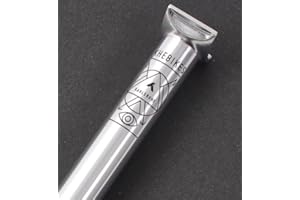 KHEBIKES KHE PIVOTAL BMX seat Post 200mm 25.4mm 7005 Aluminum only 0.30lbs Silver