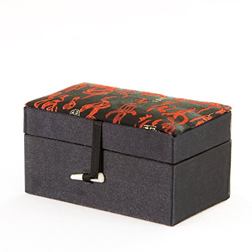 ZENKRAFT – Exklusive Qi Gong Kugeln aus Palisanderholz in edlem Brokatkästchen (Black) - 5