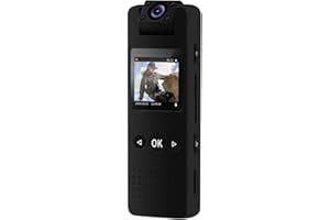 NinjaCam Nuova Versione Telecamera spia, Body Cam Polizia, 4K Mini Telecamera Dash Cam per Forze di Polizia Bici, Microcamera di Sicurezza, Videocamera Esterna Visione Notturna per Casa Ufficio