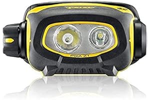 PETZL PIXA Z1 (Linterna con Cinta para Cabeza, Negro, Amarillo, 1 m, CE, G IIB T4 GB, II 2 D Ex ib IIIB T135° C Db, LED, 30 LM), Unisex Adulto, Small