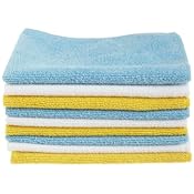 AmazonBasics Microfiber Cleaning Cloth - 222 GSM (Pack of 12)