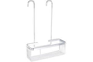 Nadi Collection Cesto ducha para colgar en grifo ducha - Aluminio Inoxidable - Soporte champú y gel - estante de colgar - Instalación sin herramientas - Para hogar y hotel