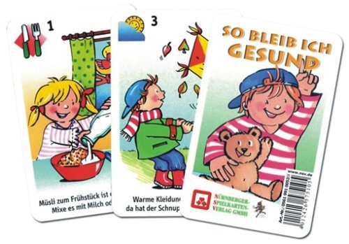 Preisvergleich Produktbild 05619910052 - Nürnberger Spielkarten - Quartett So bleib ich gesund
