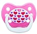 Dr Brown's Prevent Soother (Stage 1, 0 to 6 Months, Pink Heart, Girl)
