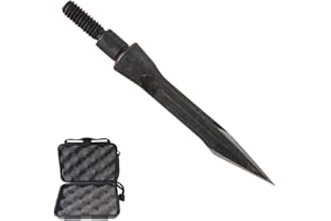 MILAEM 6pcs Punte da Caccia tiro con L'Arco 112 Grain Punte da Freccia in Acciaio Punte di Freccia per Arco Composto Arco ricurvo Freccia da Caccia