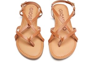 GIOSEPPO Sandalias Blancas Estilo Romana para Mujer lelex