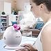 KINGDOMCARES Nano Ionic Hot Mist Facial Steamer Clear Blackheads Thermal Steamer Acne Fat Granule Warm Mist Moisturizing Cleansing Pores Personal Skin Care Sauna SPA Facial Atomizer Hydration Face Sprayer Rose