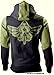 Produktbild Zelda Nintendo Legend of Zelda Kapuzenjacke schwarz mit Zelda Logo Kappu Bündchen warm oliv Reißverschluß, zum Spiele Klassiker - M