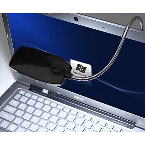 NUOLUX Laptop leichte USB-Leselampe mit 28 LED-Leuchten mit flexiblen Schwanenhals für Laptop (weiß) - 5