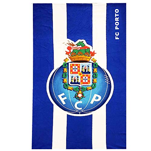 FC Porto Official (Primeira Liga) Football Crest Beach Towel (100% Microfibre & 180cm x 100cm)
