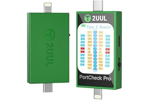 FONEFUNSHOP 2UUL PortCheck Pro Type-C / 8Pin Interface Automatic Port Detector PW31
