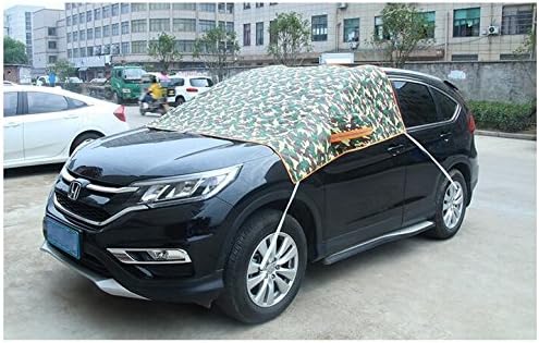 XIAOYA Car Sun Shade Front Car Windshield Sunshade Keeps Vehicle Cool UV Ray Protector Sunshade Mirror Cover Protector Frost Cover,Camo,SUV