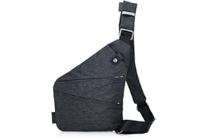 Ovecat Bandolera, cruzada al hombro, por el pecho o la espalda, mochila antirrobo, para hombre y mujer