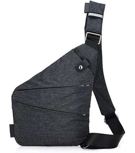 Asgens Sac Poitrine Anti-vol Sport - Sling Bag Étanche Multi-usages Pour Enfants Et Adultes - Léger Et Pratique