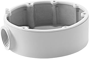 Hikvision Digital Technology DS-1280ZJ-DM18 cámaras de seguridad y montaje para vivienda Monte - Accesorio para cámara de seguridad (Monte, Universal, Blanco, DS-2CD2112-(I), DS-2CD2132-(I), Aluminio, 101 mm)