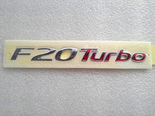 863113S200 Lettering F20 Turbo Logo Emblem