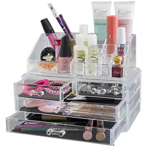 Solly´s® ANNA Aufbewahrungsbox für Make Up und Schmuck | Kosmetik Organizer aus Acryl | Schmuckkästchen | Schubladenbox Schminke - 3