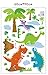 ufengke® Jurassic Park Cartoon Dinosaur Trees Wall Decals, Children's Room Nursery Removable Wall Stickers Murals