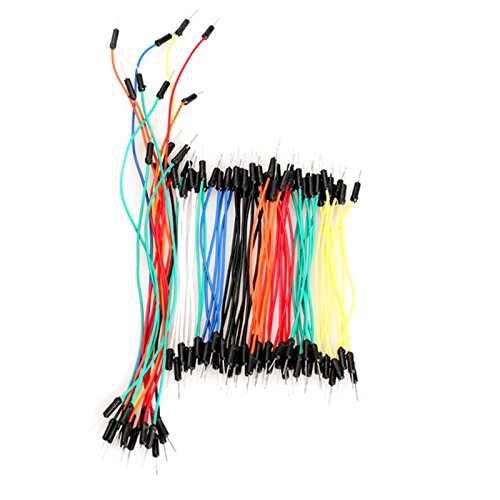 Preisvergleich Produktbild Rokoo 65pcs Male to Male Brotschneidebrett Überbrücker Kabel für Arduino