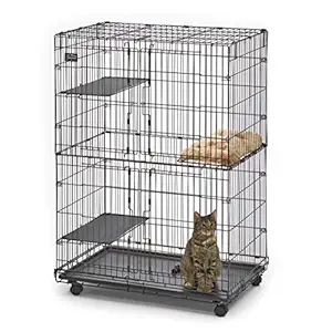 Midwest Homes For Pets 36 Inches Long By 23.5 Inches Wide By 50.5 Inches High Cat Playpen