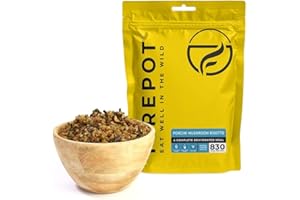 FIREPOT Porcini Mushroom Risotto (Extra Large) - Healthy VEGAN Dehydrated Expedition Food