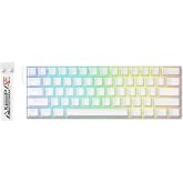 DAREU EK60 HE White%60 YULONG Manyetik Switch 8K Hz HE Hotswap RGB İngilizce Mekanik Gaming Klavye