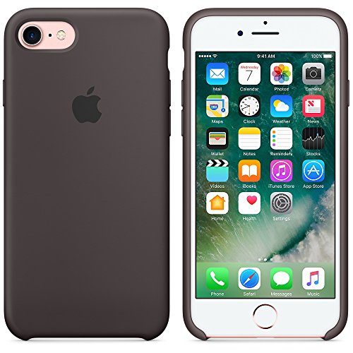Apple MMX22ZM A - Funda de Silicona iPhone 7  Color marr  n - Silicona