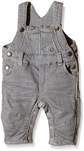 Bellybutton Kids Unisex Baby 7652 Skort Boat Neck Sleeveless Dungarees, Grey (Grey Denim Gray 0016), 12-18 Months (Manufacturer Size: 86)