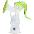 Mee Mee Advanced Manual Breast Pump | 2 Level Suction Adjustment | Easy massage cushion for easy & painless breast milk expression |Safe and Comfortable Silicon Breast Feeding Pump for mothers