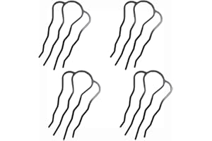 KINDOYO 4 Stück U-Form Haar-Seitenkämme - Metall Haarnadeln Haarkämme Einsteckkamm Seitenkamm Haar Steckkamm Vintage Haarseitenkämme für Frauen Mädchen
