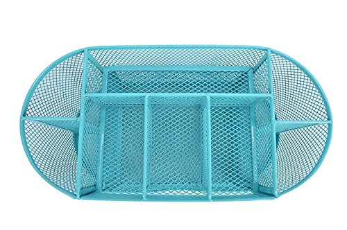 Organizador de escritorio Yaekoo tipo cesta con un elegante dise o rojo de malla de alambre con 9 compartimentos de suministros de escritura ideal para regalos ni os estudiantes y material de oficina color azul reviews Organizador de escritorio Yaekoo tipo cesta con un elegante dise o rojo de malla de alambre con 9 compartimentos de suministros de escritura ideal para regalos ni os estudiantes y material de oficina color azul