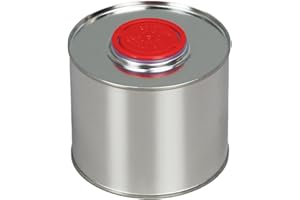 BenBow Barattolo in Latta con Tappo a Imbuto 0,5L x10, Barattoli in Banda stagnata, Contenitore Metallico Vuoto per Oli, Vernici, Lacche, Liquidi Detergenti