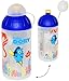 Produktbild Trinkflasche / Sportflasche - auslaufsicher - " Findet Nemo - Fisch Dory " - Kohlensäure geeignet - Flasche 550 ml - leicht transparent - aus Kunststoff - Fahrradflasche / Trinklernflasche zum Umhängen zum umhängen - für Kinder - Jungen & Mädchen - Fische Tiere / Clownfisch Unterwasser - Plastik - Aluflasche 0,55 Liter / Wasserflasche - Plastikflasche - Kunststoffflasche