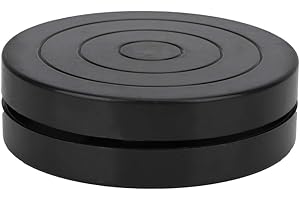 TNFEEON 11.5cm Soft Clay Turntable Pottery, Double Side Plastic Ceramic Wheel Rotation Table for Ceramic Sculpture