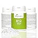 Produktbild Vitamin B12 hochdosiert Vegavero | B6 und Folsäure | 1.000 µg Bio-Aktives Methylcobalamin | 180 Tabletten - 6 Monatsvorrat | OHNE Magnesiumstearat | Vegan und FREI von Zusatzstoffen
